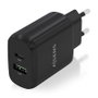 Aisens Cargador 25W con USB-C PD3.0 y USB-A QC3.0 Negro A110-0759